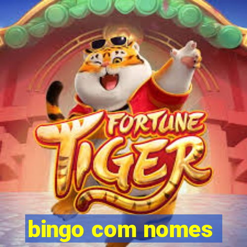 bingo com nomes